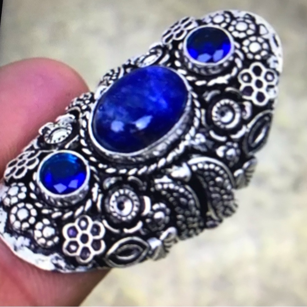 Lapis Lazuli 925 Sterling Silver